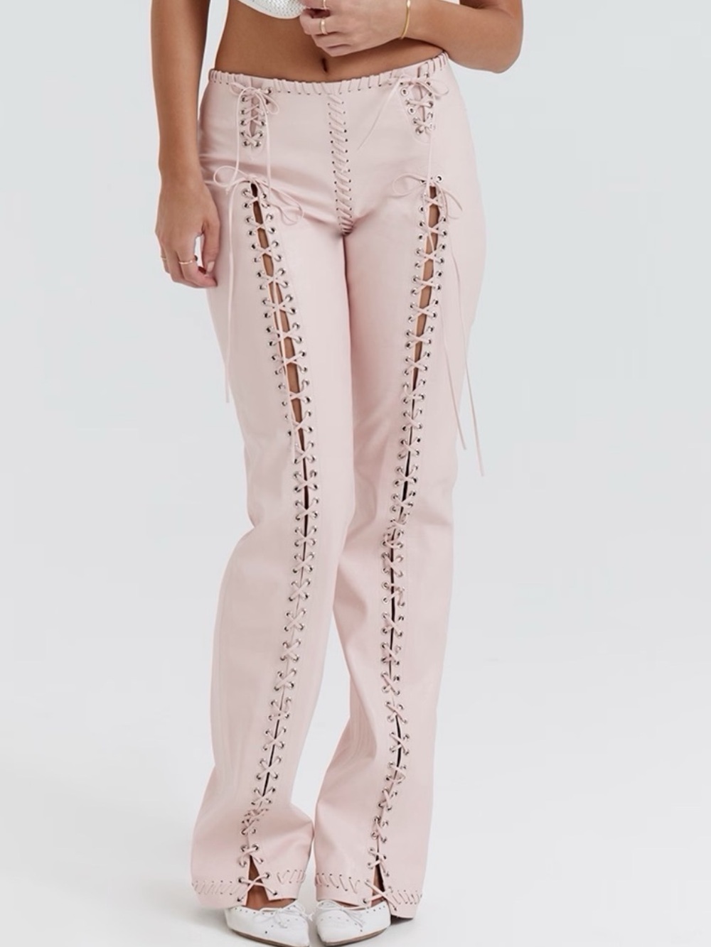 House of CB Women's Pink trousers
SIZE M